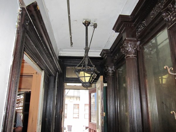 Great woodwork in an old Harlem townhouse wreck Great woodwork in an old Harlem townhouse wreck