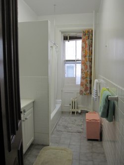 Dated bathroom Dated bathroom
