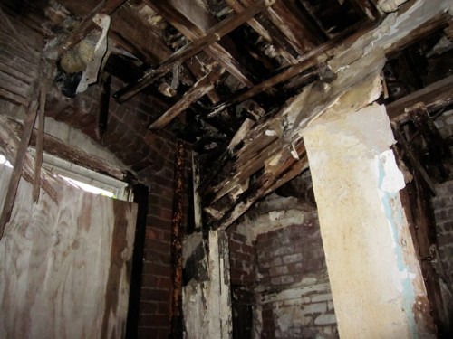 243 West 120th Street rotten ceiling 243 West 120th Street rotten ceiling