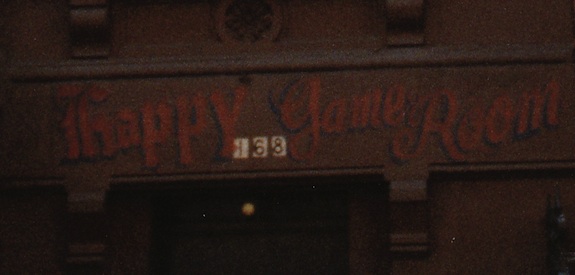 The Happy Game Room - 168 West 123rd Street, NYC, 1980 The Happy Game Room - 168 West 123rd Street, NYC, 1980