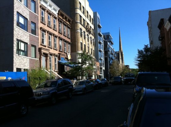 Variety of architecture on West 123rd Street Variety of architecture on West 123rd Street