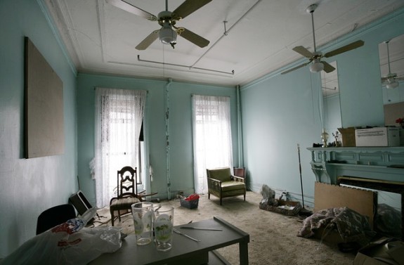 Green room before renovation Green room before renovation