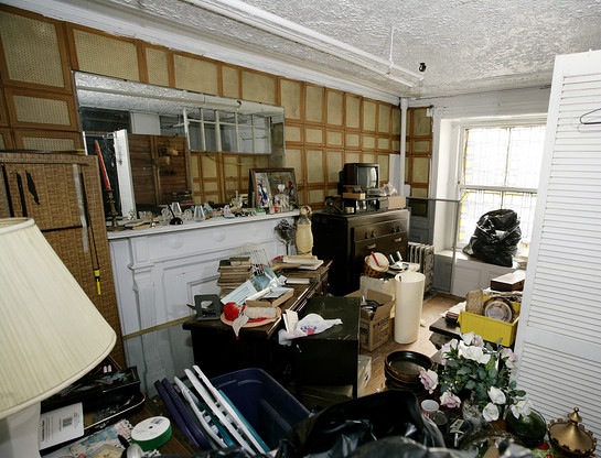 Messy room before renovation Messy room before renovation