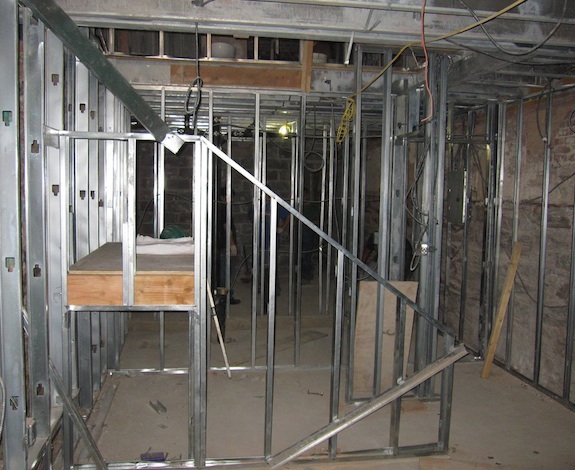 Progress on stairs in rental unit Progress on stairs in rental unit