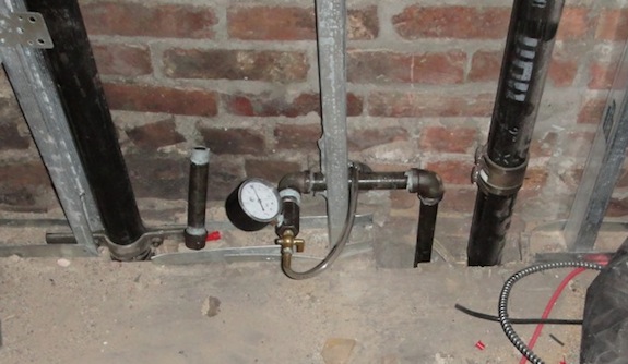 gas line testing
