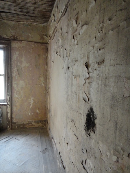 severe water damage in Harlem townhouse
