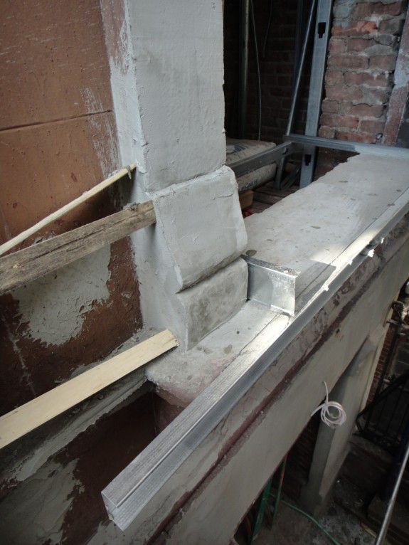 Restoring parlor window sill