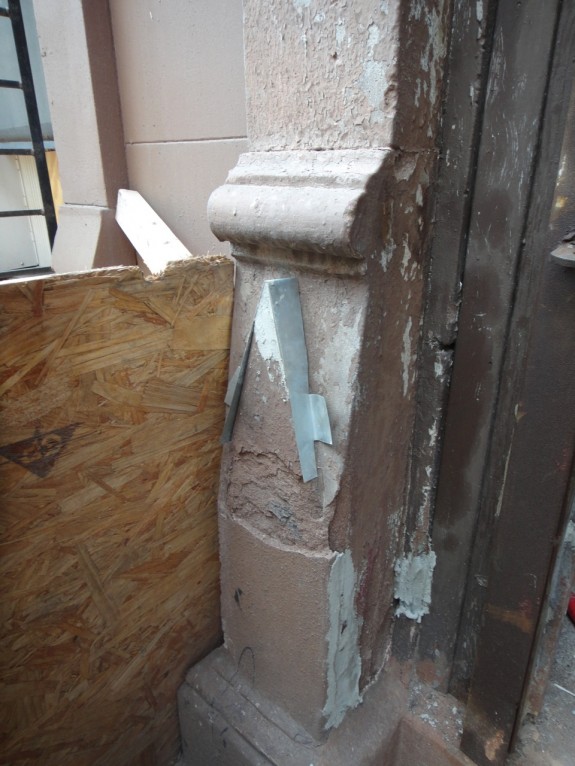 Front door detail restoration