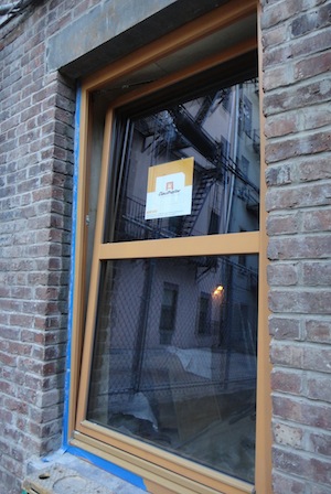 Gaulhofer window tilted in at the top.