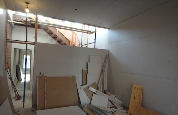 gallery with drywall
